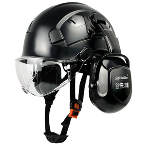 LEABON PPE CE EN397 ABS製安全ヘルメット 産業用ハードハット サークルタイプ モデルWHL06 スロット付き6点式サスペンション - Product Image 3