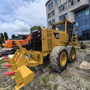 Niveleuse à roues Caterpillar 140H/G/K d'occasion, très vendue, origine Japon/USA, moteur et pompe, machine de terrassement pour travaux de construction - Product Image 5