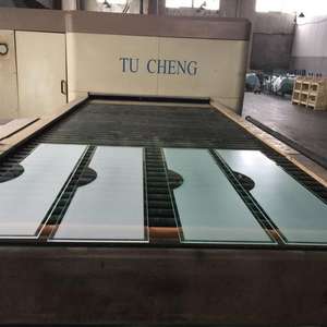 Стеклянная панель с шелковой трафаретной печатью, закаленный матовый дизайн для украшения перегородок, вывески - Product Image 6