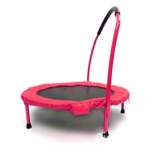 Mini trampoln 36 pouces pliant bébé saut lit unisexe intérieur enfant en bas âge <span class=keywords><strong>trampoline</strong></span> avec <span class=keywords><strong>barre</strong></span> pour enfants <span class=keywords><strong>mousse</strong></span> pour usage extérieur - Product Image 4