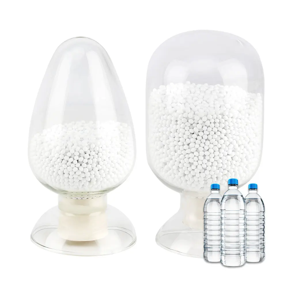 HJ-801 производитель, ПЭТ чипы, высокотемпературная прозрачная пластиковая бутылка, сырье для большой упаковки воды