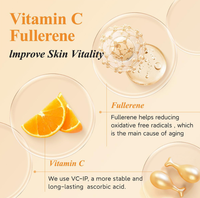 Sérum Visage au Fullerène et Placenta Anti-rides Raffermissant Éclaircissant Hydratant Capsules d'Essence Soin de la Peau OEM