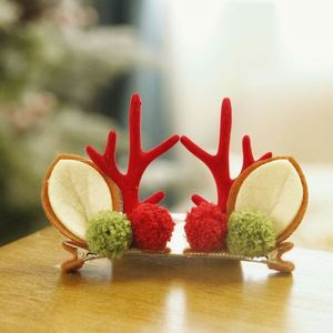 Christmas Deer Antler Hair Accessory Cloth Type Holiday Cute Reindeer Headwear Hair <b>Clip</b> - Product Image 3