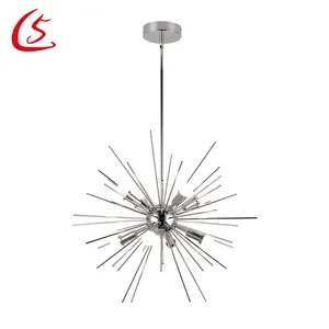 North America Supplier Apartment Villa Indoor Decorative Adjustable Metal Plastic LED Pendant Lamp