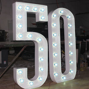 Intérieur/Bureau <span class=keywords><strong>LED</strong></span> Chapiteau Lettres Props 3Ft 4Ft Giant Light up 'Marry Me' Numbers Enseigne lumineuse pour décoration de mariage - Product Image 1