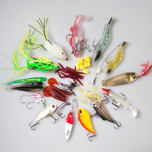 Kit de Señuelos Subterráneos, Juego de Señuelos Blandos para Pesca de Lubina, Señuelo de Agua Dulce, Señuelo de Silicona Compuesta - Product Image 1