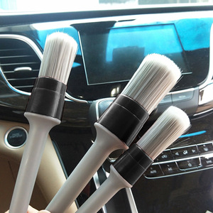 Car <b>Cleaning</b> <b>Brush</b> Set 3Pcs Soft Bristle For Vent Wheel Hub <b>Crevices</b> Detailing - Product Image 1