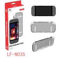 Coque en TPU Lucky Fox 2 avec moule privé transparent blanc pour 2 manettes sans fil