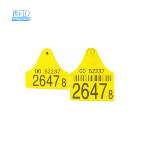 Alta calidad RFID NFC UHF pasivo Animal ID Chip oreja etiqueta impermeable Animal oreja etiqueta para ganado oveja cabra vaca Vacca Ovejo - Product Image 3