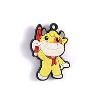 Imán Decorativo Personalizado para Refrigerador, Promocional, Ecológico, de PVC Suave, Estilo de Dibujos Animados, Impresión Digital