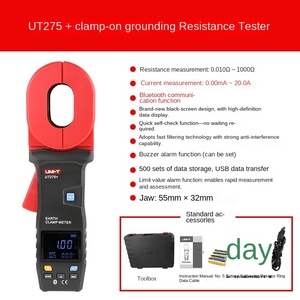 เครื่องทดสอบความต้านทานกราวด์ UNI-T UT275+ UT272+ ดิจิตอลแอลซีดีแคลมป์ออนมิเตอร์ 20A/30A ช่วงกระแสไฟฟ้า ความแม่นยำระดับ 1 - Product Image 2