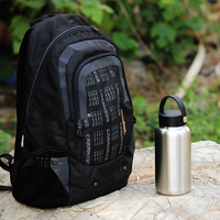 Kit de survie en plein air verres bouteille d'eau Portable en acier inoxydable 1000ml Sport voyage cyclisme randonnée Camping vélo flacon