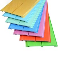 Panneau mural 3D décoratif en PVC, feuille de stratifié décorative de 1 mm d'épaisseur, couleur unie, pour intérieur