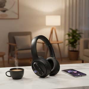 Casque sans fil AKZ-13B style rétro américain avec affichage de la puissance, supra-auriculaire, longue autonomie, populaire sur internet, nouveauté - Product Image 6
