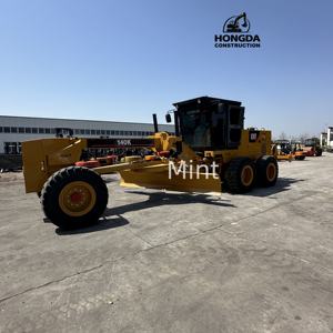 Motoniveladora de ruedas usada original japonesa Cat140K en horas bajas Motoniveladoras de ruedas de segunda mano Cat 140K 140F 140M listas para enviar - Product Image 2