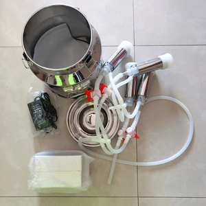 Máquina de Ordeño Eléctrica Recargable de 12V con Motor y Batería, para Vacas y Cabras, con Cubeta/Tanque de 7L y 14L - Product Image 4