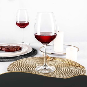 Copas de Vino Tinto GISELLE de Cristal Soplado a Mano Europeo, Alta Calidad, Estilo Burdeos, Sin Plomo, Elegantes - Product Image 6