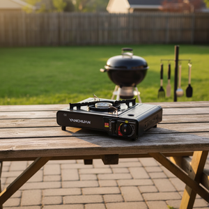 Réchaud à gaz portable léger et durable 2,5 kW, application manuelle pour la vente en gros, utilisation pour le barbecue - Product Image 3