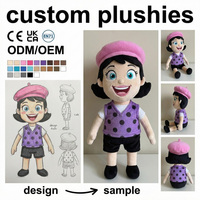 Fournisseur de jouets en peluche personnalisés : Jouet en peluche hautement réducteur de personnage humain, Le Roi Lion, Umamusume, Axolotl avec doublure en maille