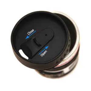 Benutzer definierte Edelstahl Slr Kamera ef24-105mm Kaffeetasse Tasse, schwarze thermische selbst rührende Kamera Objektiv Tassen