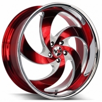 Jantes forgées en deux parties VX, couleur bicolore, chrome PVD