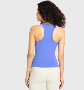 Low MOQ Women Clothing Quick Dry Activewear <strong>Racer</strong> Back Sports Bra <strong>tank</strong> <strong>Top</strong> - Product Image 1