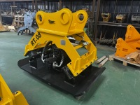 Compacteur à plaque vibrante pour excavatrice Strong Force REBET, robuste et durable, compacteur de sol hydraulique pour la construction routière, CE ISO