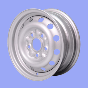 Roue en acier 14 pouces 14x 5.5j, 5 trous, 5x120mm, 40 jantes en argent - Product Image 2