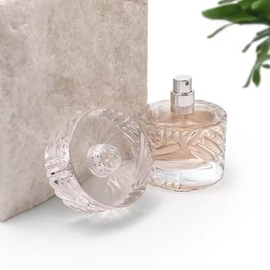 Botella de Perfume de Vidrio de 50 ml, Juego de Botellas Cilíndricas de 100 ml, Botella Vacía, Botella Transparente, Botella Recargable de Perfume - Product Image 4