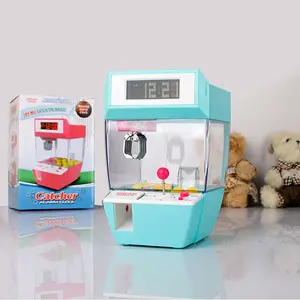 Автоматический кран Candy Doll Grabber Clow Arcade Catcher, будильник, игровой автомат с монетоприемником для детей
