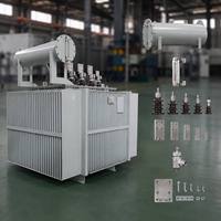 Transformateur immergé dans l'huile à faible perte de puissance, à noyau en acier CRGO, en cuivre, pour distribution, 11 kV, 500 kVA, modèle S13-M, personnalisé directement de l'usine