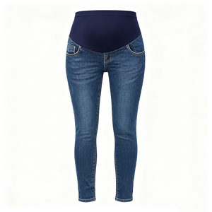 Jean de maternité taille haute pour femme, coupe skinny, en denim extensible, style décontracté pour tous <span class=keywords><strong>les</strong></span> jours - Product Image 3