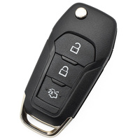 Coque de clé de voiture télécommandée, 2/3/4 boutons, étui de clé pliable intelligent HU101