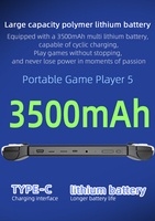 Console de jeu portable rétro HC8000, grand écran de 7 pouces, plus de 30 simulateurs, 3500 mAh, 64 Go, RK3128, système d'exploitation Linux, idéal comme cadeau d'anniversaire