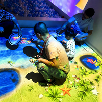 InteraGame Custom AR Virtual Sand Beach Interactive Projection Game Multi-theme Sandbox Game Equipment for Shopping Mall