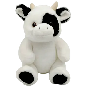 OEM/ODM personalizzato 9 pollici vendita calda peluche mucca da latte giocattoli regali animali da mucca da fattoria giocattoli farciti morbidi