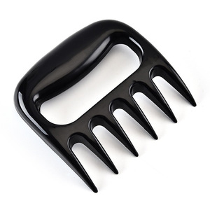 Customizable Heavy-Duty Black <b>Plastic</b> Meat Claws Efficient Shredding Poultry Tools - Product Image 4