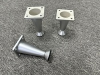 Pieds de table en plastique réglables de 10 cm de hauteur, pieds de table en plastique bon marché, pieds de table en plastique imperméables pour salle de bain et cuisine
