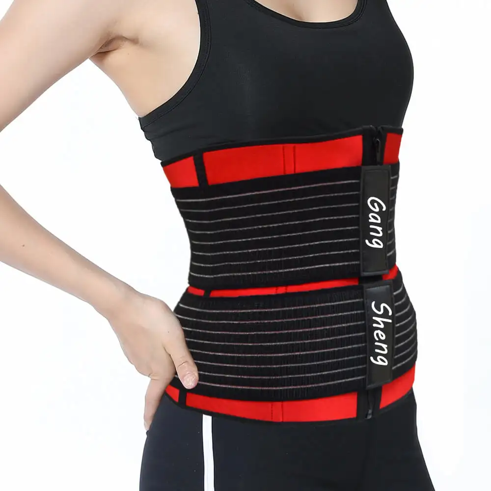 Moldeador de cuerpo cómodo deportivo para mujer, cinturón recortador de cintura delgada de Spandex, cinturón adelgazante