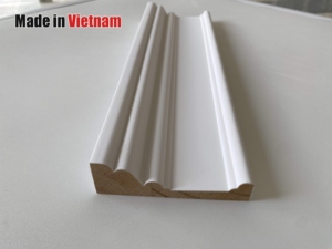 บัวปูนปั้นตกแต่งสีขาวเคลือบรองพื้นแบบต่อกัน บัวเชิงผนัง บัวเพดาน สำหรับใช้ในโรงแรมและโรงพยาบาล - Product Image 1