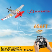 VOLANTEX P51D Mustang 76105 Fighter 2.4G 4 canaux 6 axes télécommande RC avion modèle d'avion RTF Radio Gyro jouets adultes