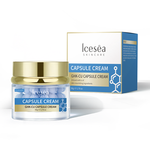 <span class=keywords><strong>Crema</strong></span> in Capsule GHK-CU a Marchio Privato, OEM ODM Anti-Età <span class=keywords><strong>Nutriente</strong></span> per la Cura della Pelle, <span class=keywords><strong>Crema</strong></span> Personalizzata con Peptidi di Rame in Capsule 50g - Product Image 6