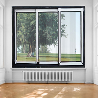 North Tech N8200 fenêtre coulissante en aluminium double vitrage 3 pistes prix aux philippines