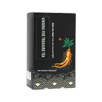 Sachets de thé aux cinq trésors de ginseng personnalisés – Thé aux herbes pour l'énergie masculine avec ginseng et maca (5g x 30 sachets) – Thé pour l'amélioration masculine