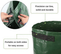 Personnalisé extérieur 7 gallons PE sacs de culture de pommes de terre jardin épaissi légume oignon plante sac avec poignée