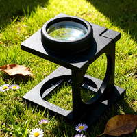 Loupe de bijoutier en métal de 13 mm, loupe d'agrandissement pour bijoux