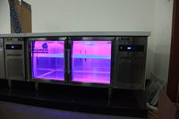 Vitrine à charnières professionnelle pour traiteur