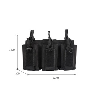 Borsa accessori per caricatore in triplo Nylon multiuso per appassionati di sicurezza - Product Image 2