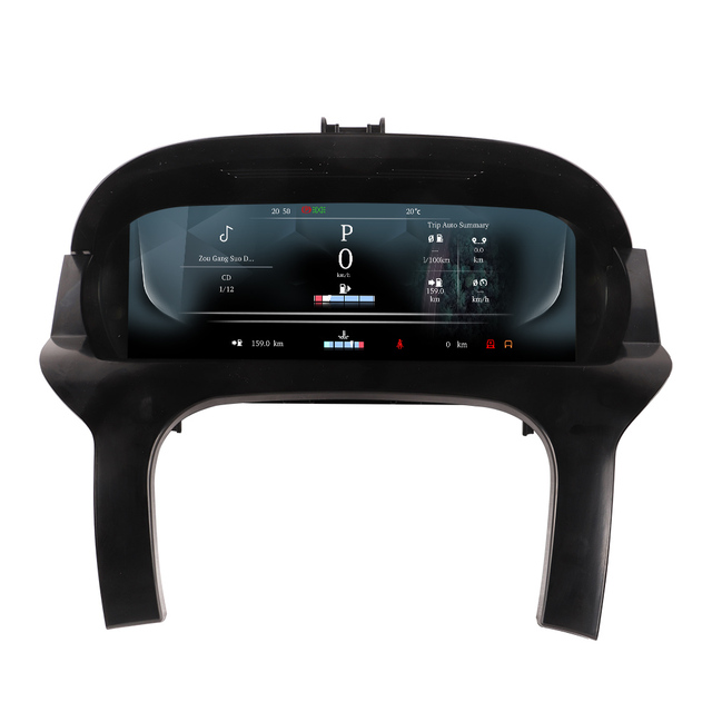 NaviHua 12.3" Car Digital Cluster for Range Rover Evoque 2012 2018 Automotive LCD Dashboard Speedometer Virtual Cockpit Upgrade