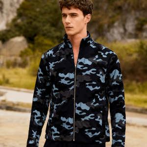 Chaqueta de Forro Polar para Hombre, Invierno, Camuflaje, Cierre Completo, Cálida, para Senderismo, Camping, Trabajo, Proveedor Mayorista, OEM, Venta al Por Mayor - Product Image 4